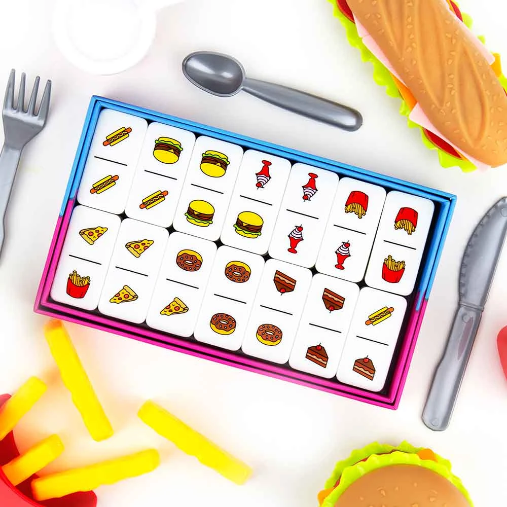 William Valentine Foodominoes Domino Game Foodie 1 William Valentine Foodominoes Domino Game Foodie