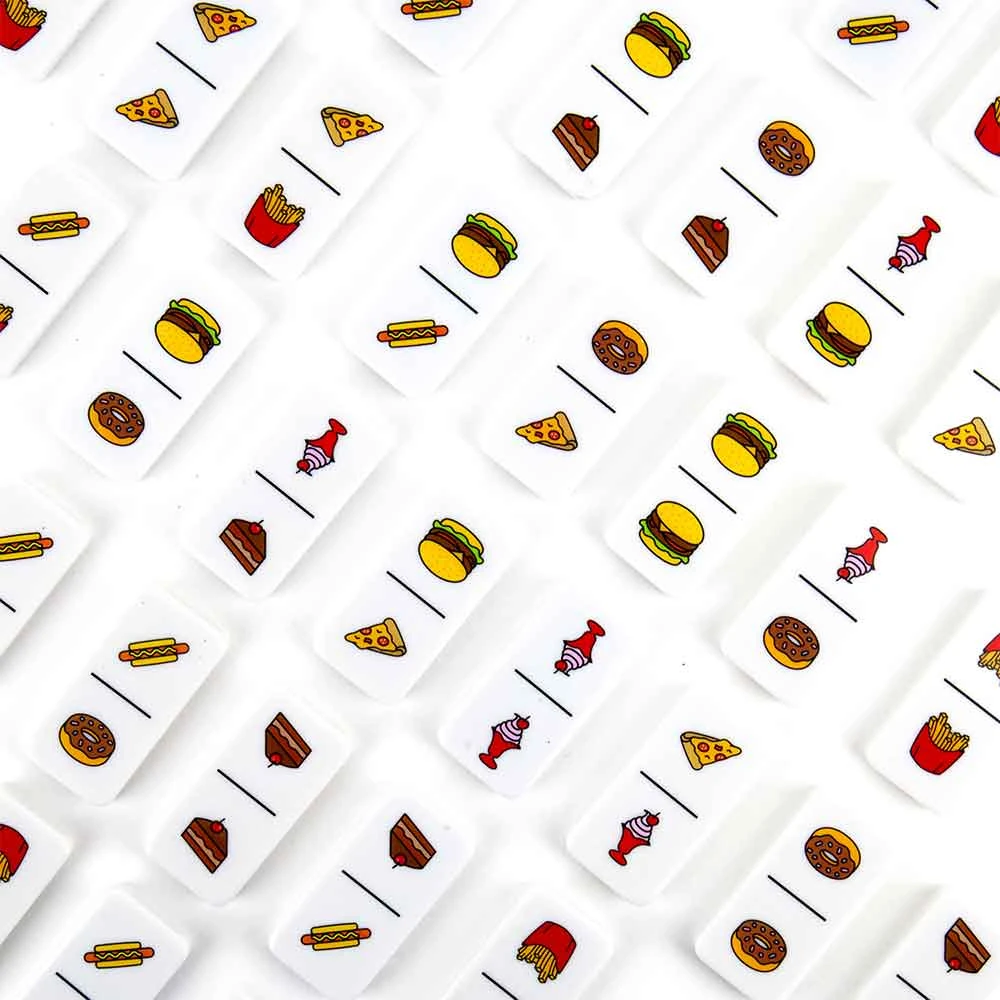 William Valentine Foodominoes Domino Game Foodie 3 William Valentine Foodominoes Domino Game Foodie