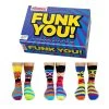 Outliving Mens Novelty Gifts Funk You! Odd Socks With Attitude - 3 Pairs