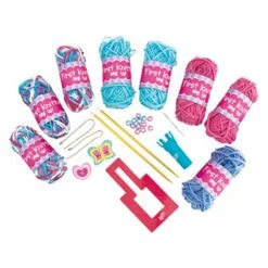 Modern Brands First Knitting Craft Set For Kids Gifts For Girls