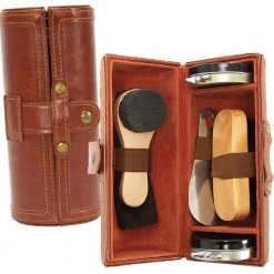Annabel Trends Gentleman's Vegan Leather Shoe Shine Kit