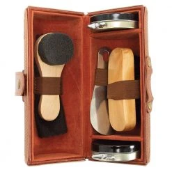 Annabel Trends Gentleman's Vegan Leather Shoe Shine Kit
