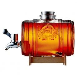 Sheldon & Hammond Glass Barrel Drink Dispenser 1 Litre