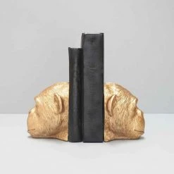 Gifts For Mum Gold Monkey Bookends | White Moose