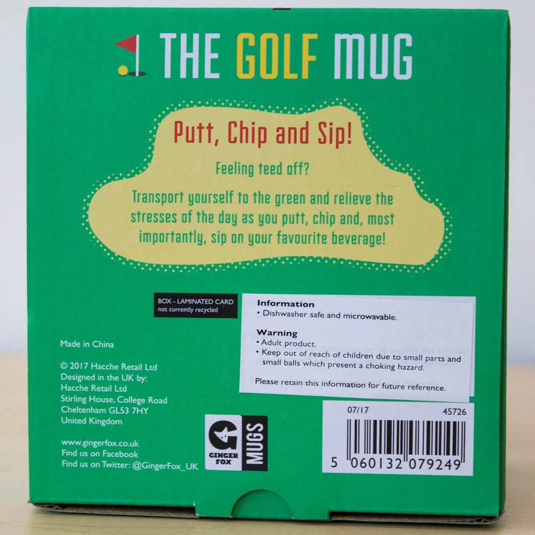 Curated Golfer's Novelty Putting Mug 9 Curated Golfer's Novelty Putting Mug