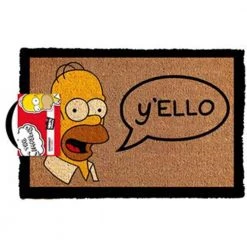 Impact Posters The Simpsons Homer Y'ello Doormat Man Cave Gifts