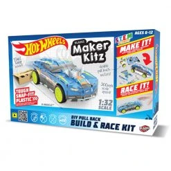 Jasnor Hot Wheels DIY Build & Race Street Racer Kit (Assorted Designs) Gifts For Boys