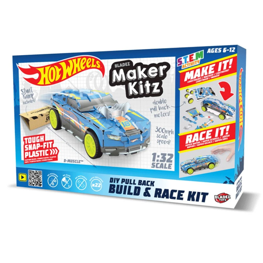 Jasnor Hot Wheels DIY Build & Race Street Racer Kit (Assorted Designs) Gifts For Boys 2 Jasnor Hot Wheels DIY Build & Race Street Racer Kit (Assorted Designs) Gifts For Boys