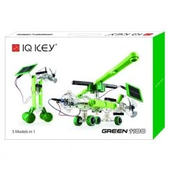 Heebiejeebies Science STEM Toys IQ Key Green 1100 Solar Robot Model Kit