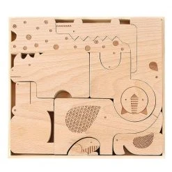 IsAlbi Safari Jungle Wooden Puzzle & Play 7 IsAlbi Safari Jungle Wooden Puzzle & Play