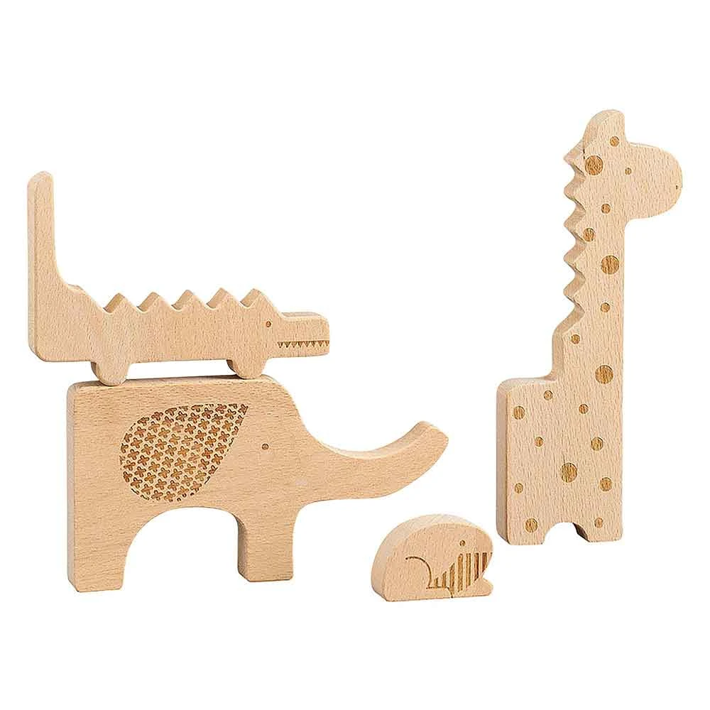 IsAlbi Safari Jungle Wooden Puzzle & Play 4 IsAlbi Safari Jungle Wooden Puzzle & Play