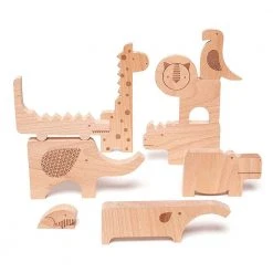 IsAlbi Safari Jungle Wooden Puzzle & Play 9 IsAlbi Safari Jungle Wooden Puzzle & Play