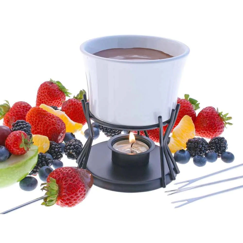 Sheldon & Hammond Kindle Candlelight Chocolate Fondue Set 1 Sheldon & Hammond Kindle Candlelight Chocolate Fondue Set