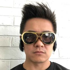 Sheldon & Hammond King Of Rock N Roll Onion Glasses