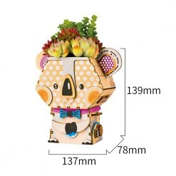 Jedko DIY Koala Planter Pot 3D 47 Piece Puzzle Homewares