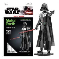 Divisible By Zero Man Cave Gifts Star Wars Darth Vader Metal Model Kit | Metal Earth