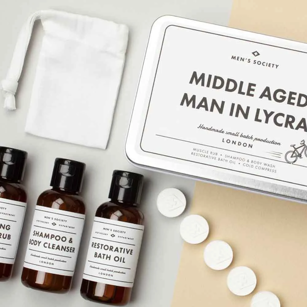 Little Global Middle Aged Man In Lycra Gift Set 1 Little Global Middle Aged Man In Lycra Gift Set