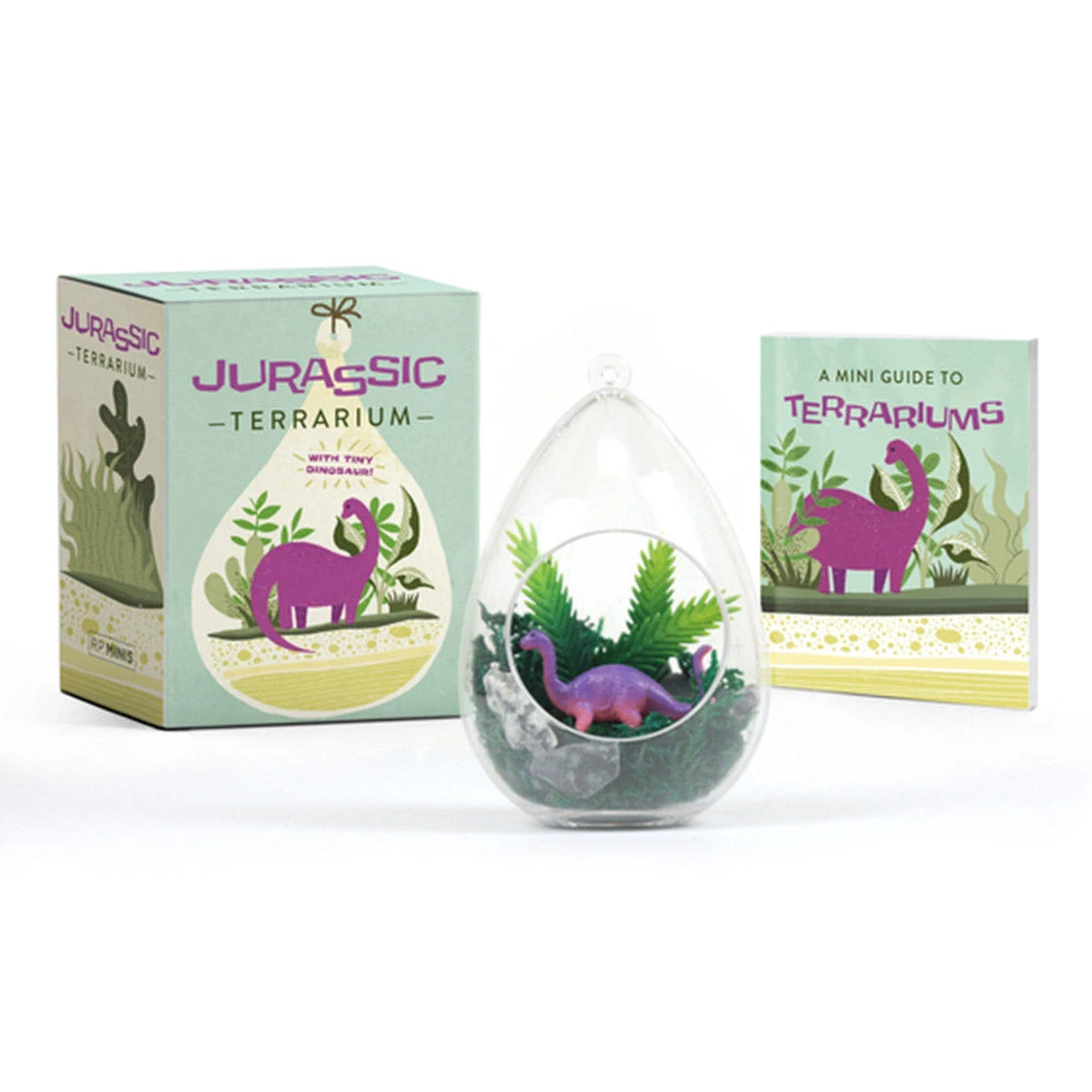 Brumby Sunstate Miniature Jurassic Terrarium Kit With Tiny Dinosaur 2 Brumby Sunstate Miniature Jurassic Terrarium Kit With Tiny Dinosaur