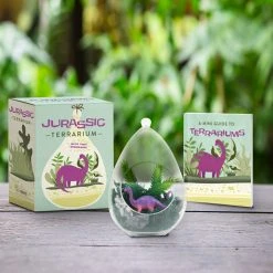 Brumby Sunstate Miniature Jurassic Terrarium Kit With Tiny Dinosaur