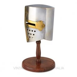 Vintage Nautical Man Cave Gifts Miniature Medieval Crusader Knight Helmet 8 Vintage Nautical Man Cave Gifts Miniature Medieval Crusader Knight Helmet