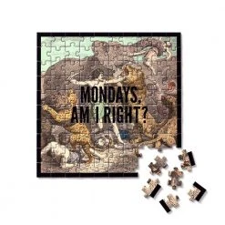 IsAlbi Office Gifts Mondays, Am I Right? 100 Piece Puzzle