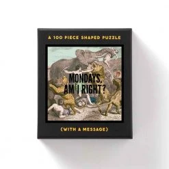 IsAlbi Office Gifts Mondays, Am I Right? 100 Piece Puzzle