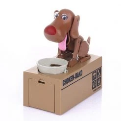 William Valentine Robotic Dog Coin Eating Money Box Mens Novelty Gifts