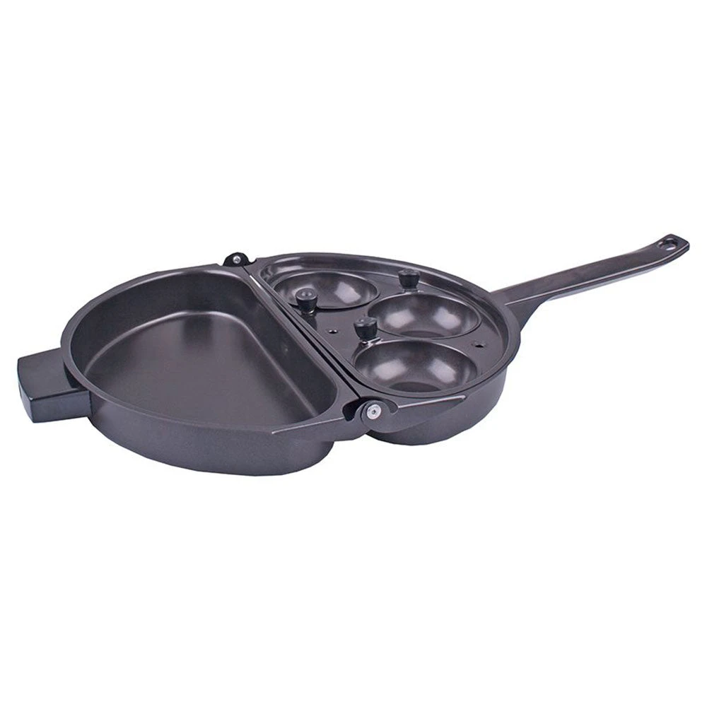Donaldson Non-Stick Omelette Pan With Egg Poacher 2 Donaldson Non-Stick Omelette Pan With Egg Poacher