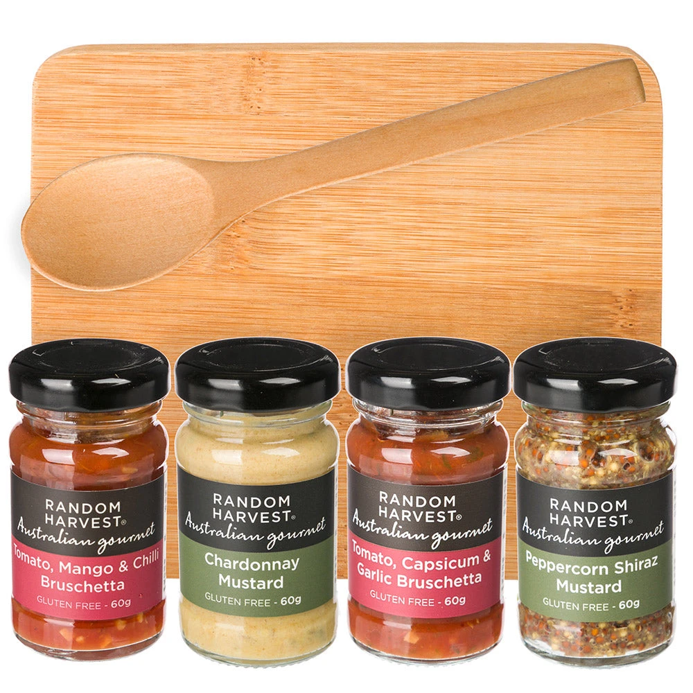 Random Harvest Picnic Cheese Board & Sauces Gift Set Foodie 2 Random Harvest Picnic Cheese Board & Sauces Gift Set Foodie