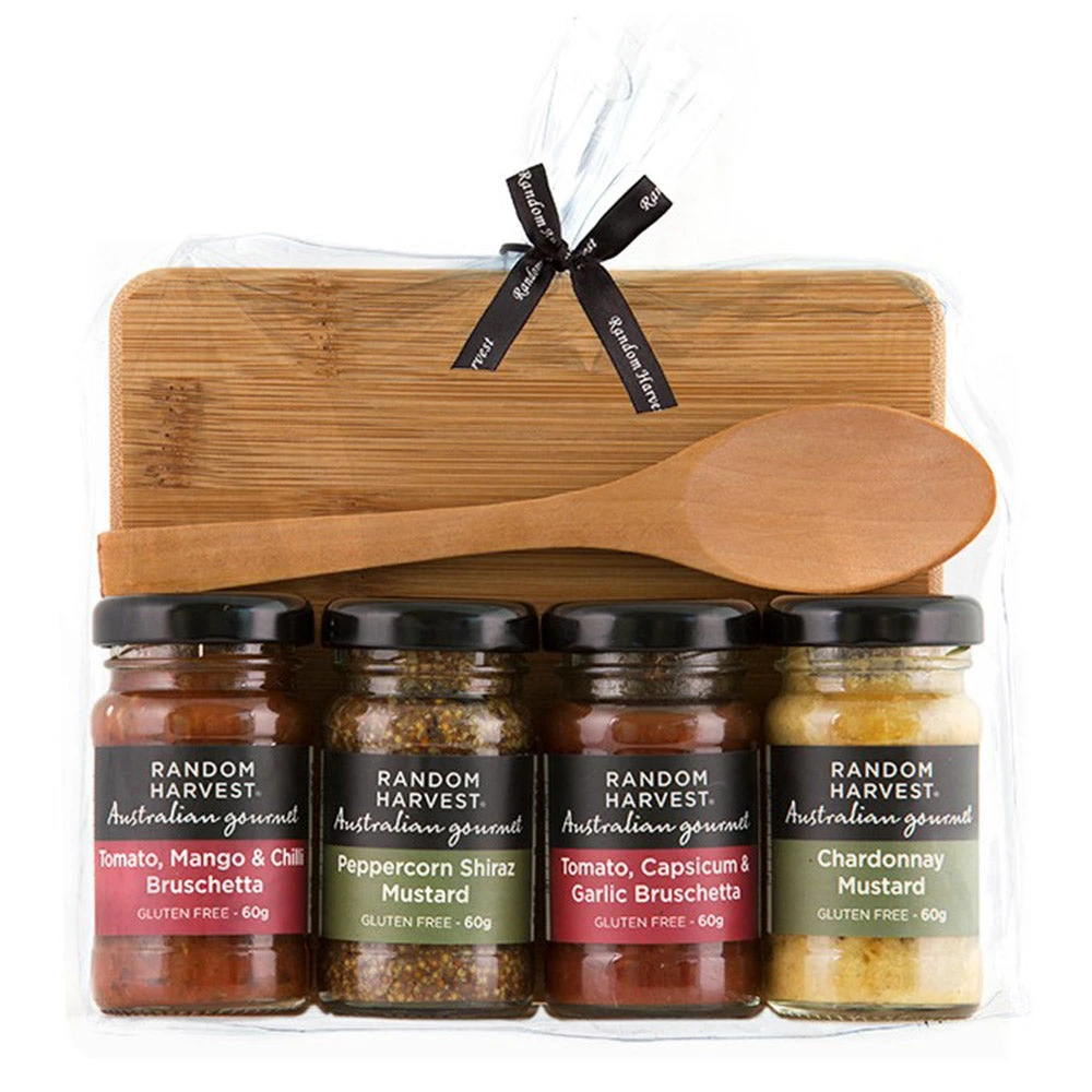 Random Harvest Picnic Cheese Board & Sauces Gift Set Foodie 3 Random Harvest Picnic Cheese Board & Sauces Gift Set Foodie