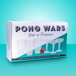 Landmark Concepts Beer Gifts Pong Wars: Beer Versus Prosecco