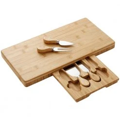 Ladelle Foodie Rectangle Serving Set With Hidden Cheese Knives