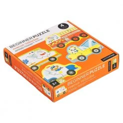 IsAlbi Gifts For Toddlers (1-3 Years) Rescue Vehicles Beginner Puzzle | Set Of 4