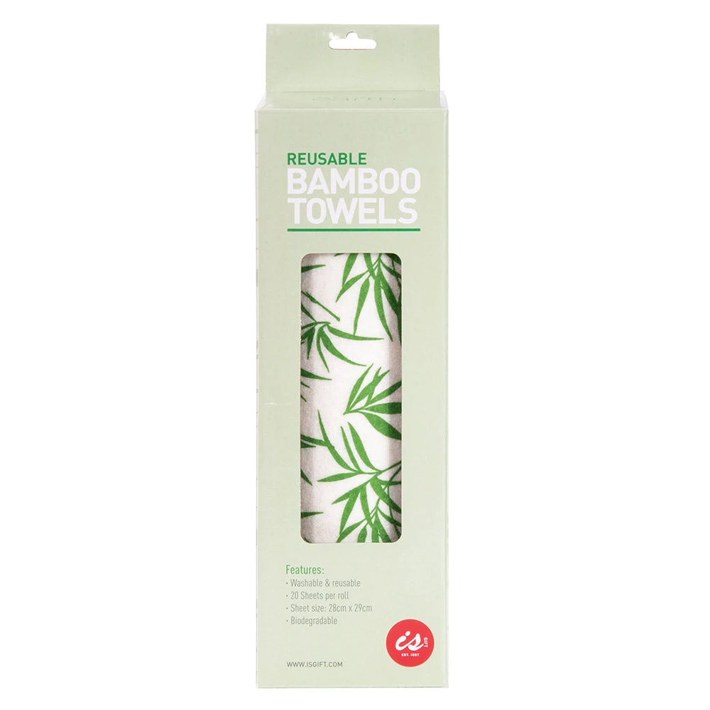 IsAlbi Reusable Bamboo Towels Roll Of 20 Everything 5 IsAlbi Reusable Bamboo Towels Roll Of 20 Everything