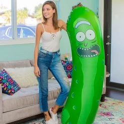 William Valentine Man Cave Gifts Rick And Morty Giant Inflatable Pickle Rick