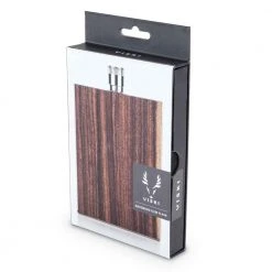 Little Global Executive Gifts Rosewood & Stainless Steel Slim Flask