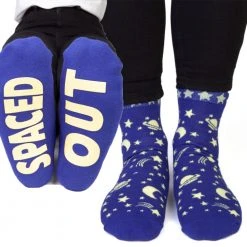 Mdi Spaced Out Secret Message Socks