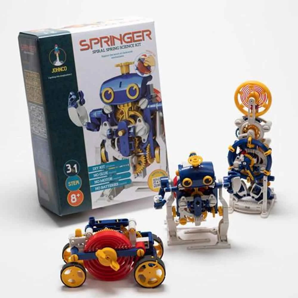 Johnco Gifts For Boys Springer 3-in-1 Spiral Spring Science Kit 1 Johnco Gifts For Boys Springer 3-in-1 Spiral Spring Science Kit