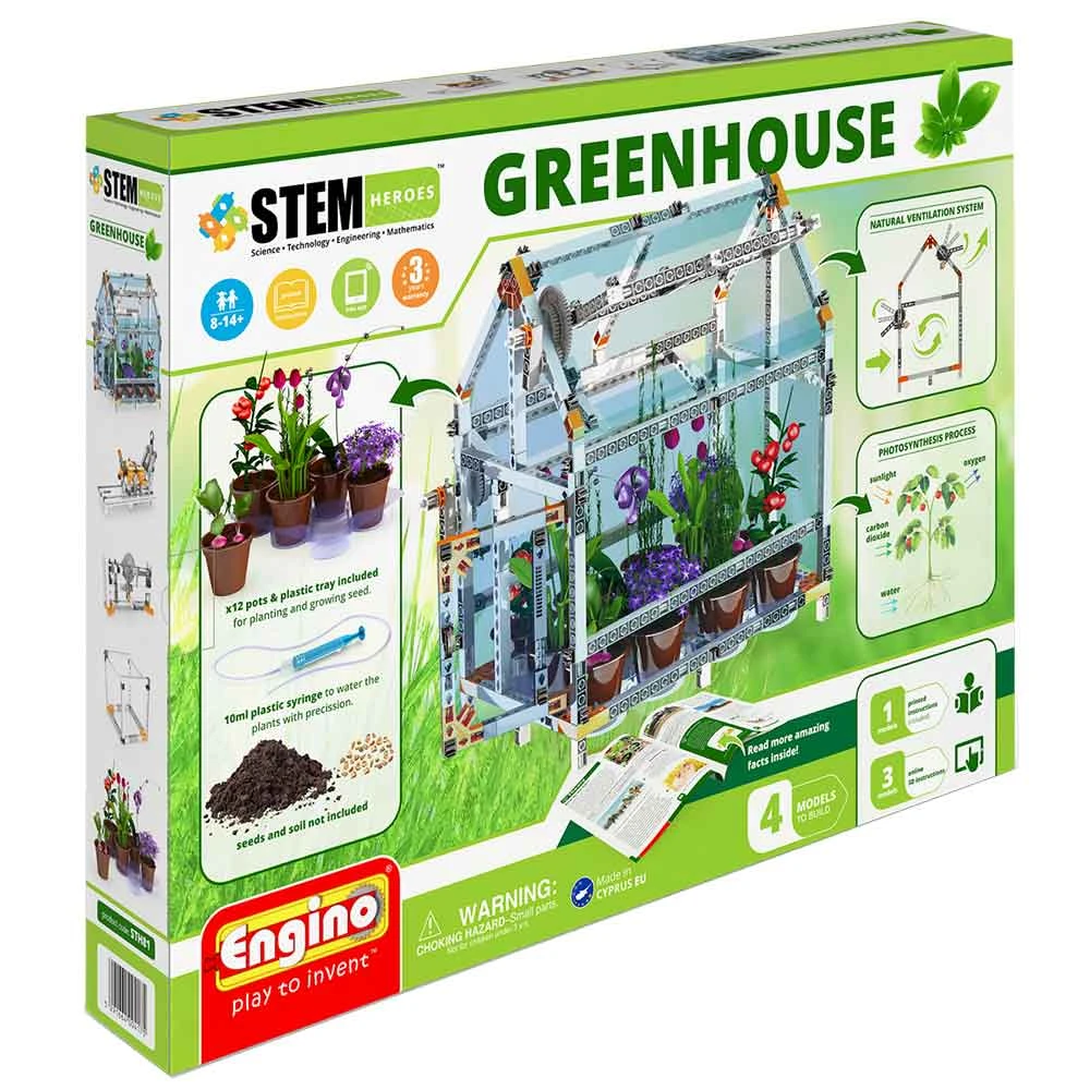 Johnco STEM Heroes Make Your Own Greenhouse Set Science STEM Toys 1 Johnco STEM Heroes Make Your Own Greenhouse Set Science STEM Toys