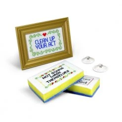 IsAlbi Subversive Cross Stitch Dish Sponges Gifts For Grandmas