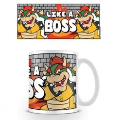 Impact Posters Mens Novelty Gifts Super Mario Bowser Like A Boss Mug