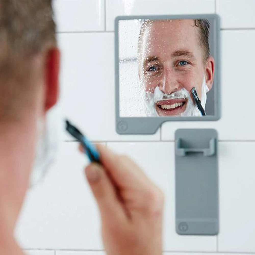 Tooletries Anti-Fog Shower Mirror - The Oliver Bathroom 4 Tooletries Anti-Fog Shower Mirror - The Oliver Bathroom