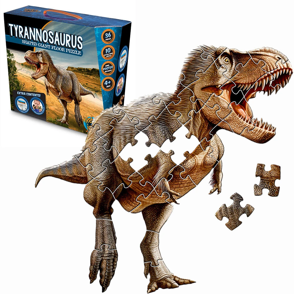 Heebiejeebies Giant Products Tyrannosaurus Rex Shaped Giant Floor Puzzle 1 Heebiejeebies Giant Products Tyrannosaurus Rex Shaped Giant Floor Puzzle