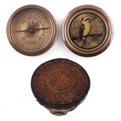 Vintage Nautical Brass Vintage Explorer Kookaburra Compass 10 Vintage Nautical Brass Vintage Explorer Kookaburra Compass