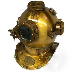 Vintage Nautical Replica Life Size Antique Divers Helmet Man Cave Gifts