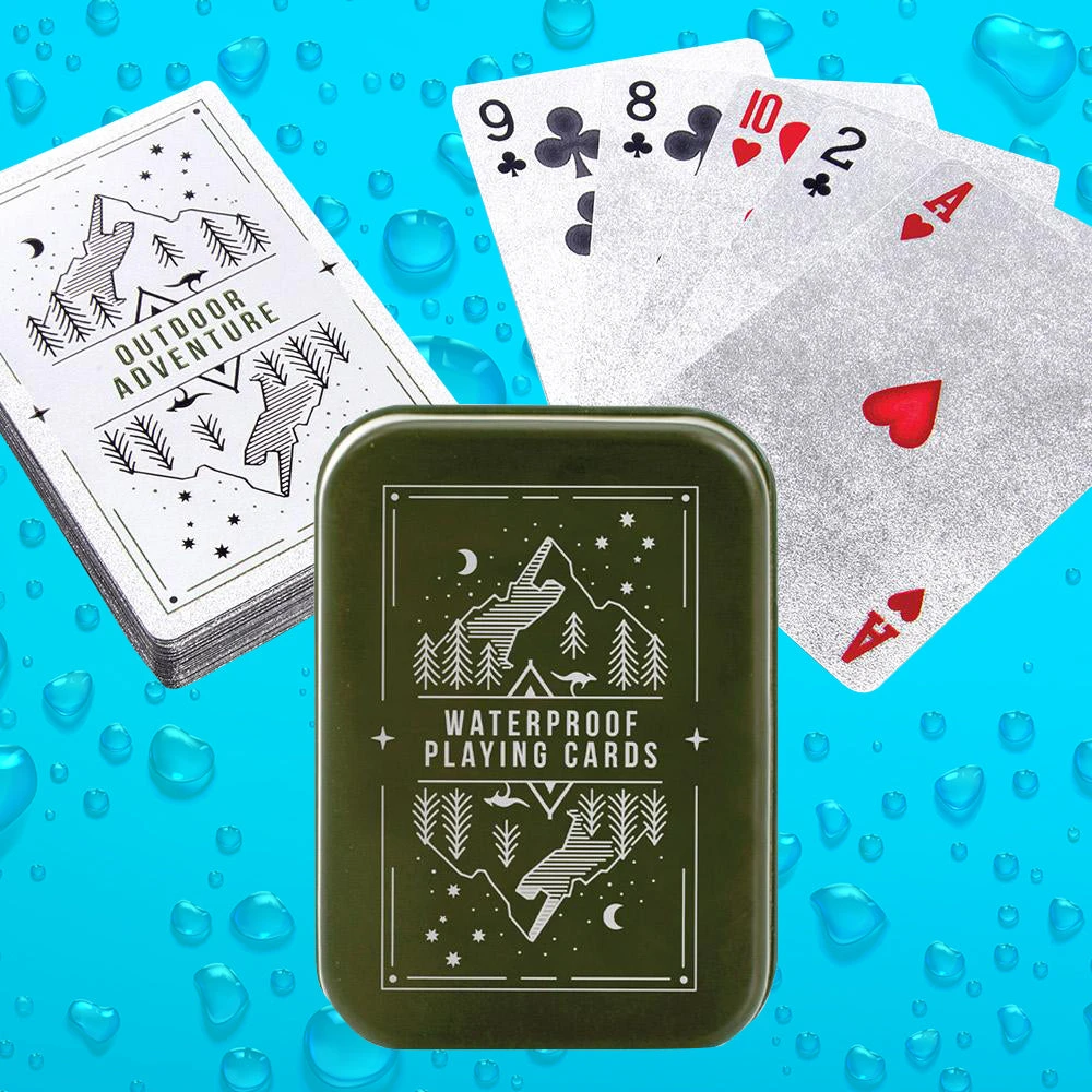IsAlbi Waterproof Playing Cards In A Tin 1 IsAlbi Waterproof Playing Cards In A Tin