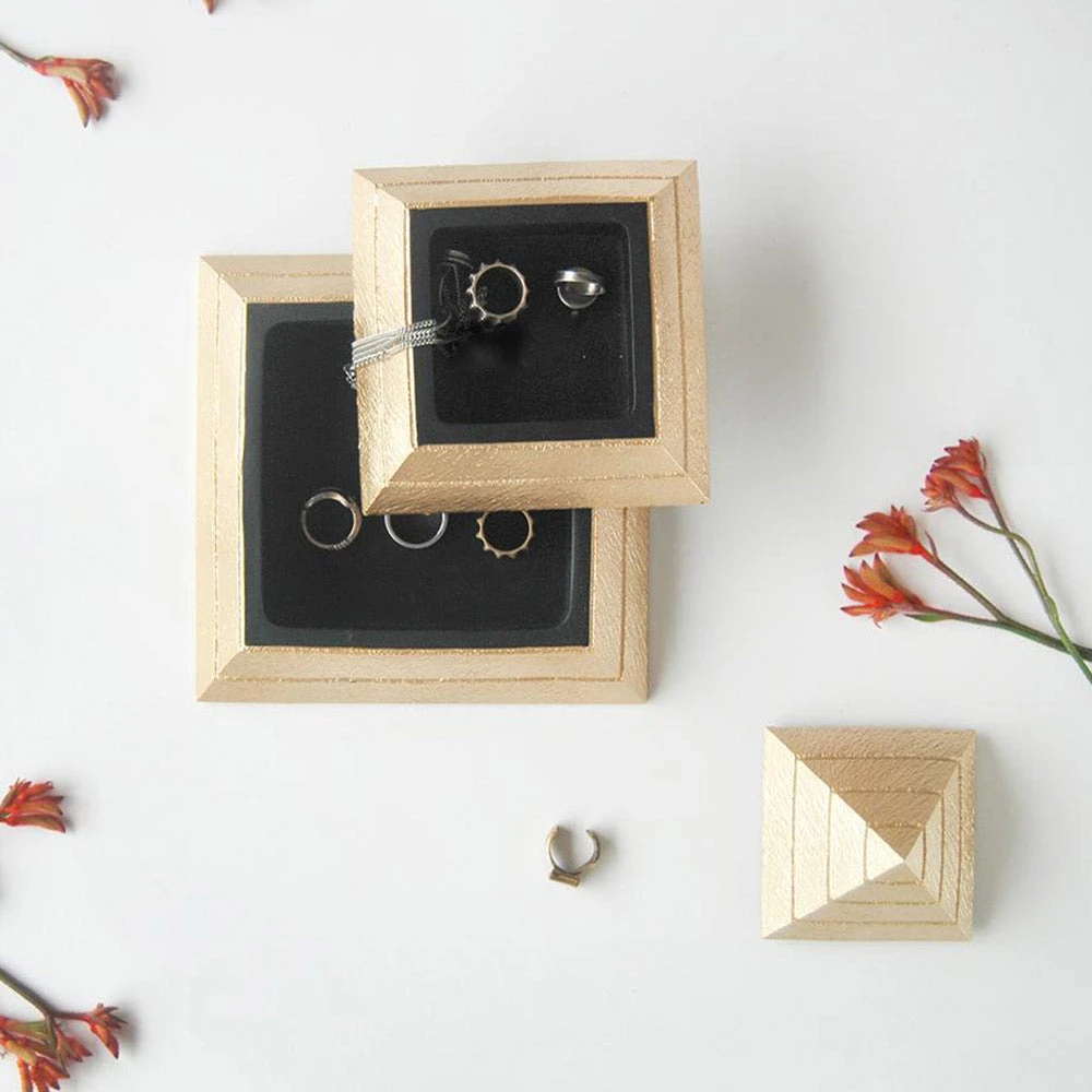 White Moose Gifts For Wives Gold Pyramid Jewellery Storage Box 3 White Moose Gifts For Wives Gold Pyramid Jewellery Storage Box