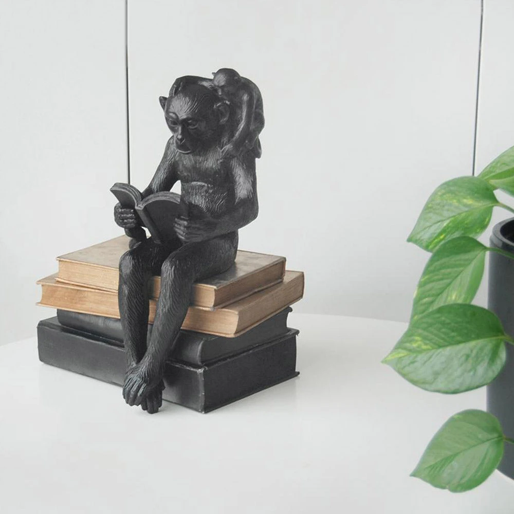 Shelf Monkeys Decor | White Moose For Dad 2 Shelf Monkeys Decor | White Moose For Dad