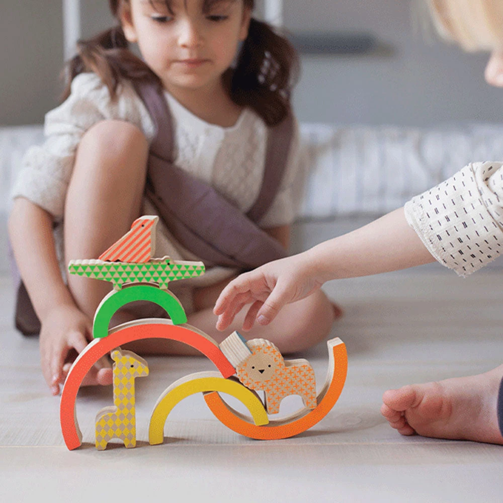 IsAlbi Gifts For Boys Wild Rainbow Wooden Balancing Game 1 IsAlbi Gifts For Boys Wild Rainbow Wooden Balancing Game