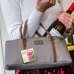 Donaldson Gifts For Sisters Wine Tote Insulated Wine Bottle Cooler Purse